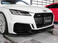 AP製 AUDI アウディ TTRS 8S 後期用 ドライカーボン フロントリップスポイラー