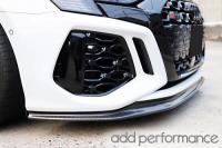 add performance AUDI RS3 8Y/GYフロントリップスポイラー